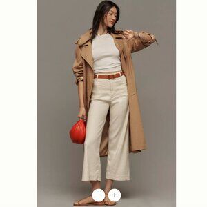 Colette European Linen Stretch Wide Leg Pants Maeve by Anthropologie